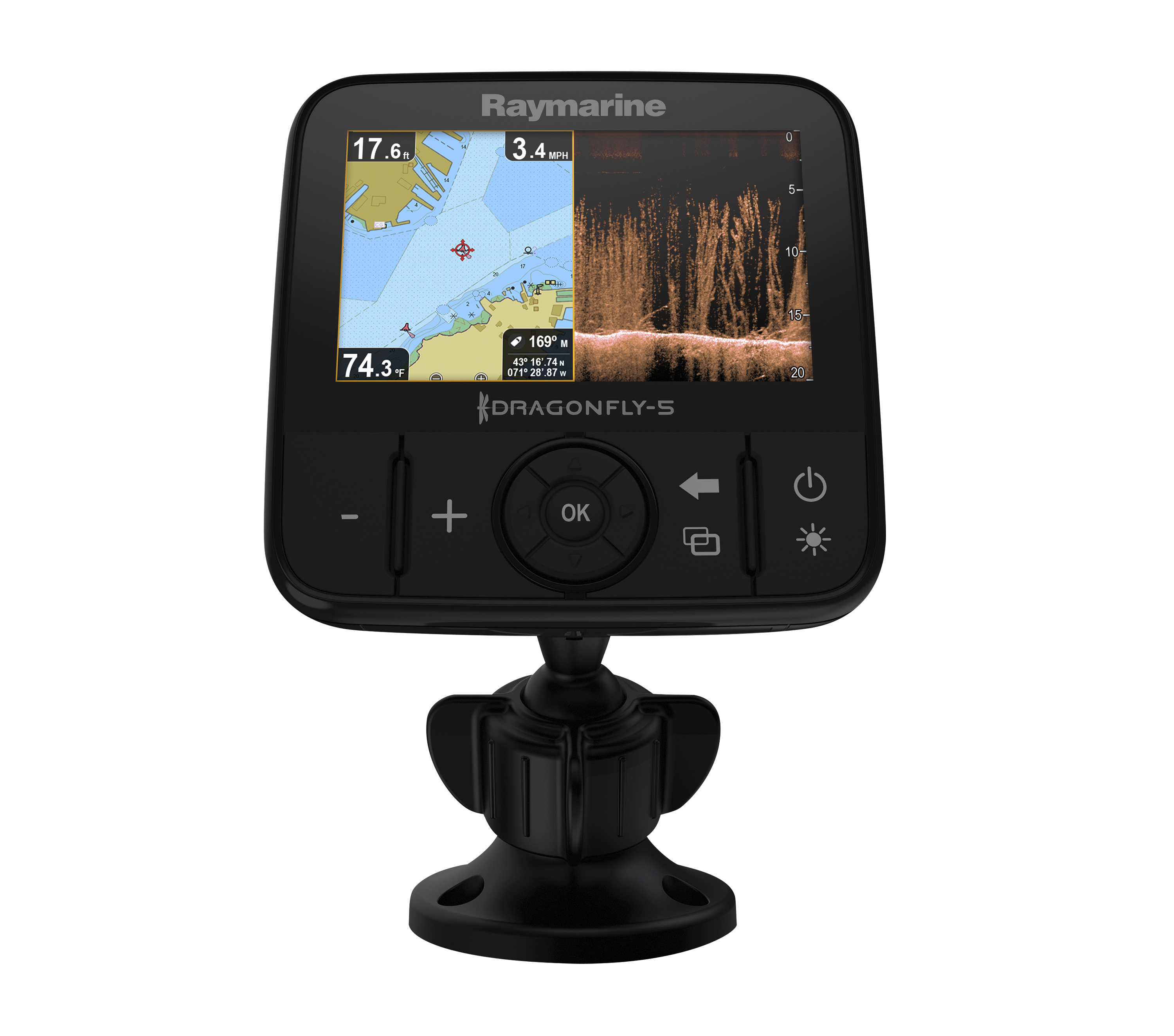 Raymarine Dragonfly5 Pro Fishfinder/GPS Chartplotter Bass Pro Shops